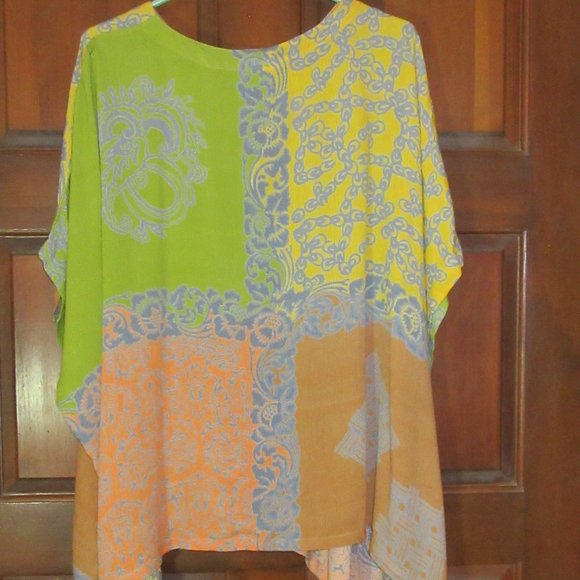 Button Front Rayon Top Size 2 WEBEBOP - Picture 3 of 4